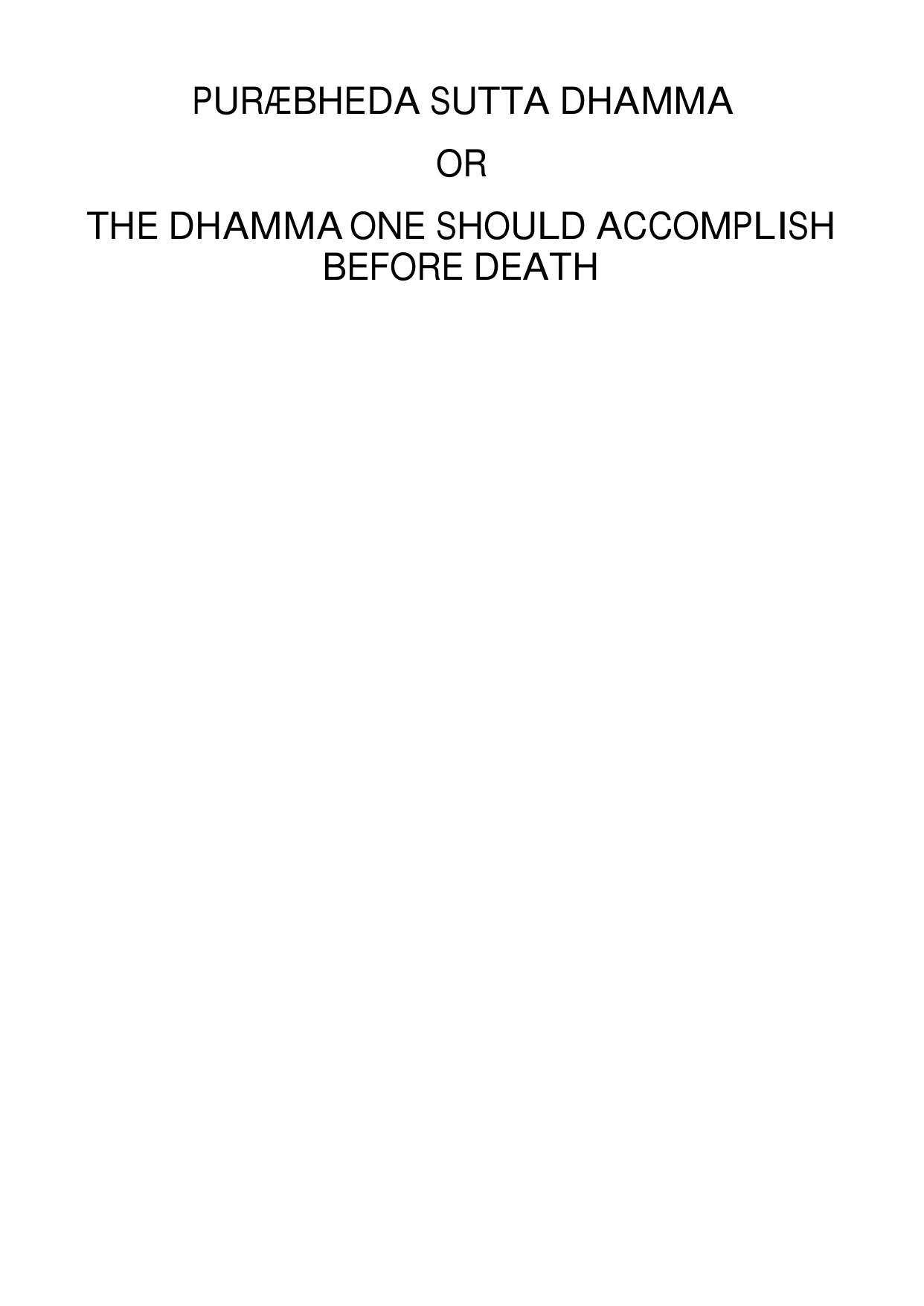 ၄၁။ Purabheda Sutta Dhamma.pdf